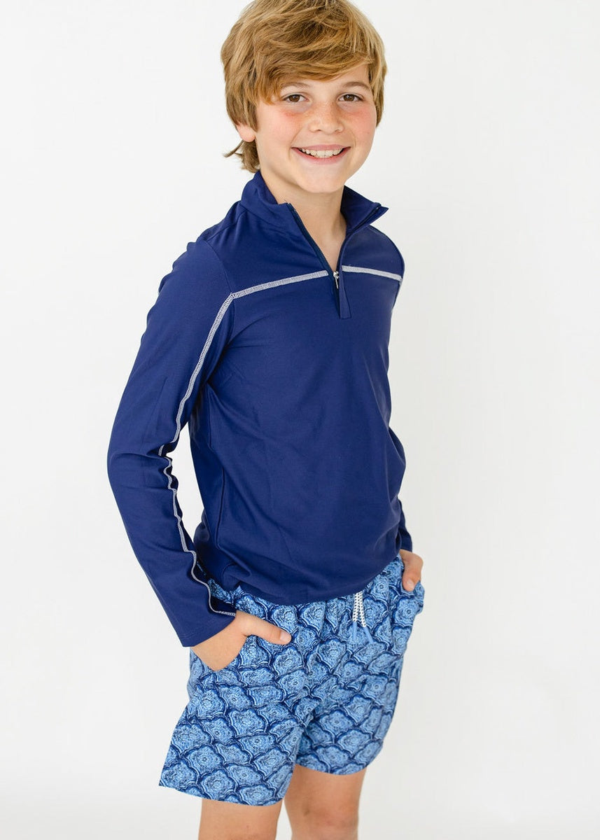  Cabana Life Boys Seaside Swim Trunk - 5 - Bonton