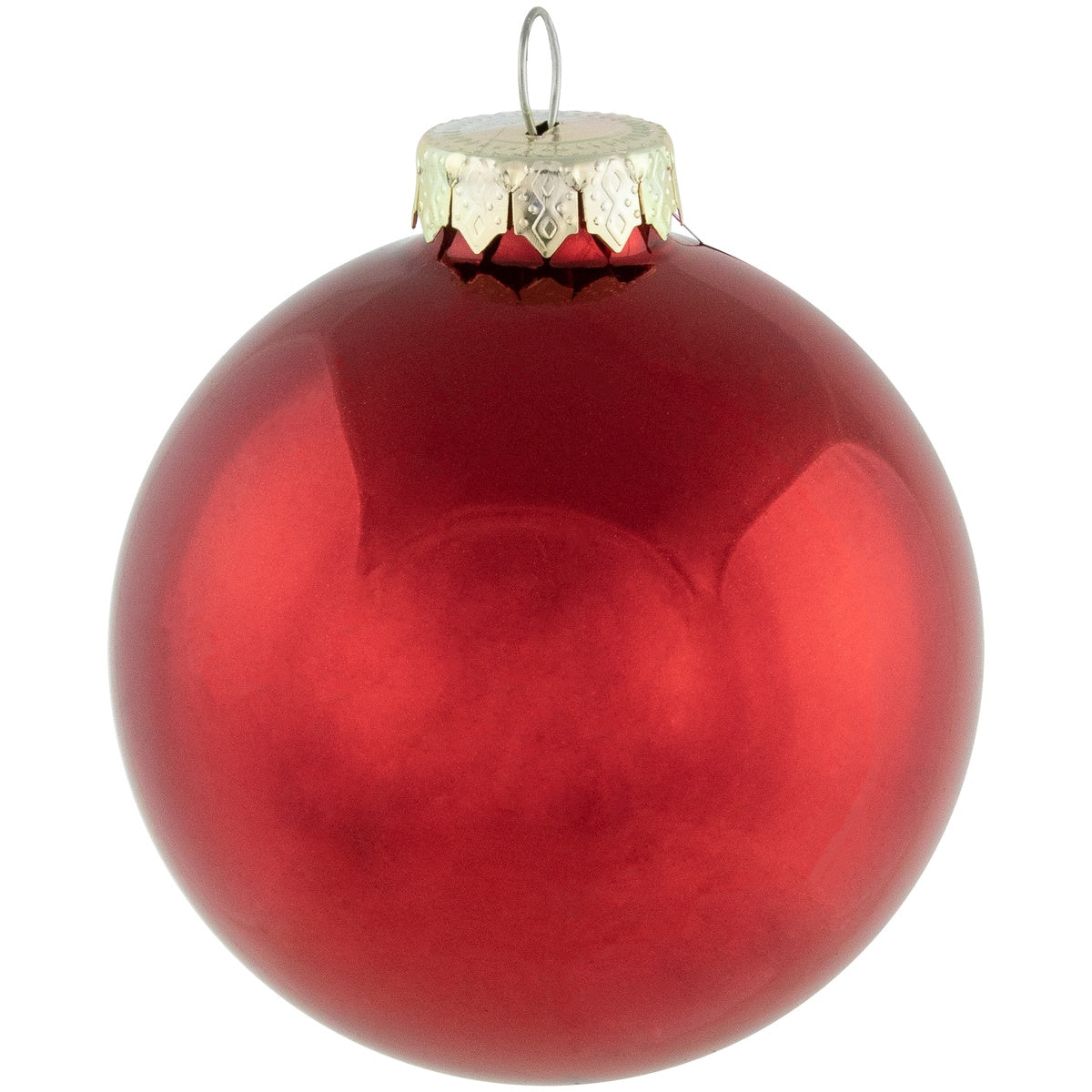  Northlight 72ct Red 2-Finish Glass Christmas Ball Ornaments 4