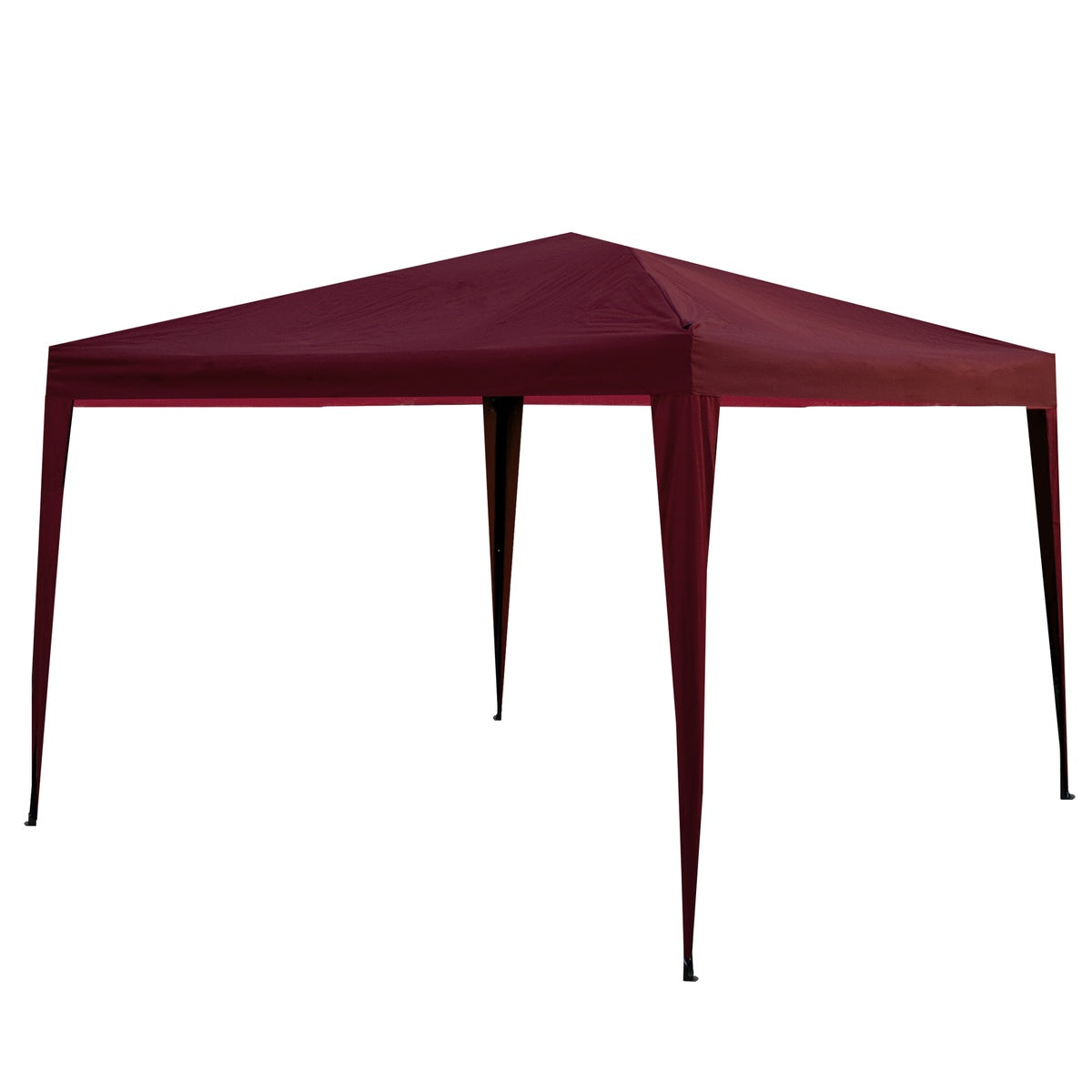  Northlight 10' X 10' Burgundy Pop-Up Outdoor Canopy Gazebo - Burgundy - Bonton