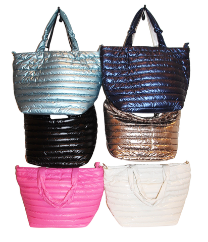 The Rebecca Tote Sapphire 3/1 Ship Date