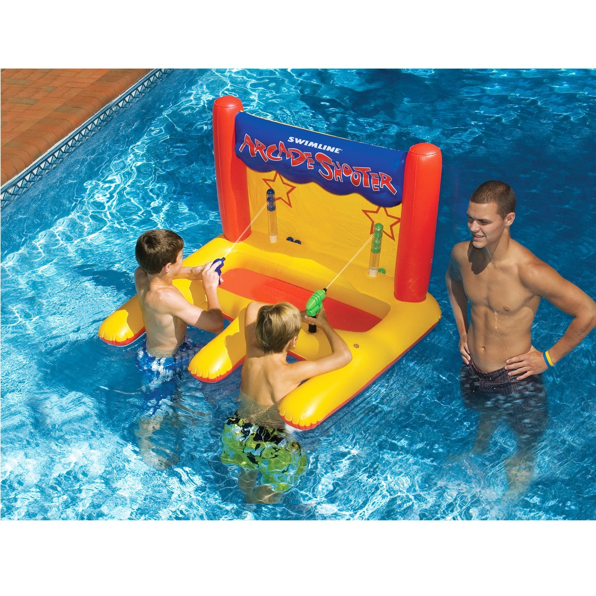  Swim Central Inflatable Arcade Shooter Target Swimming Pool Game  45