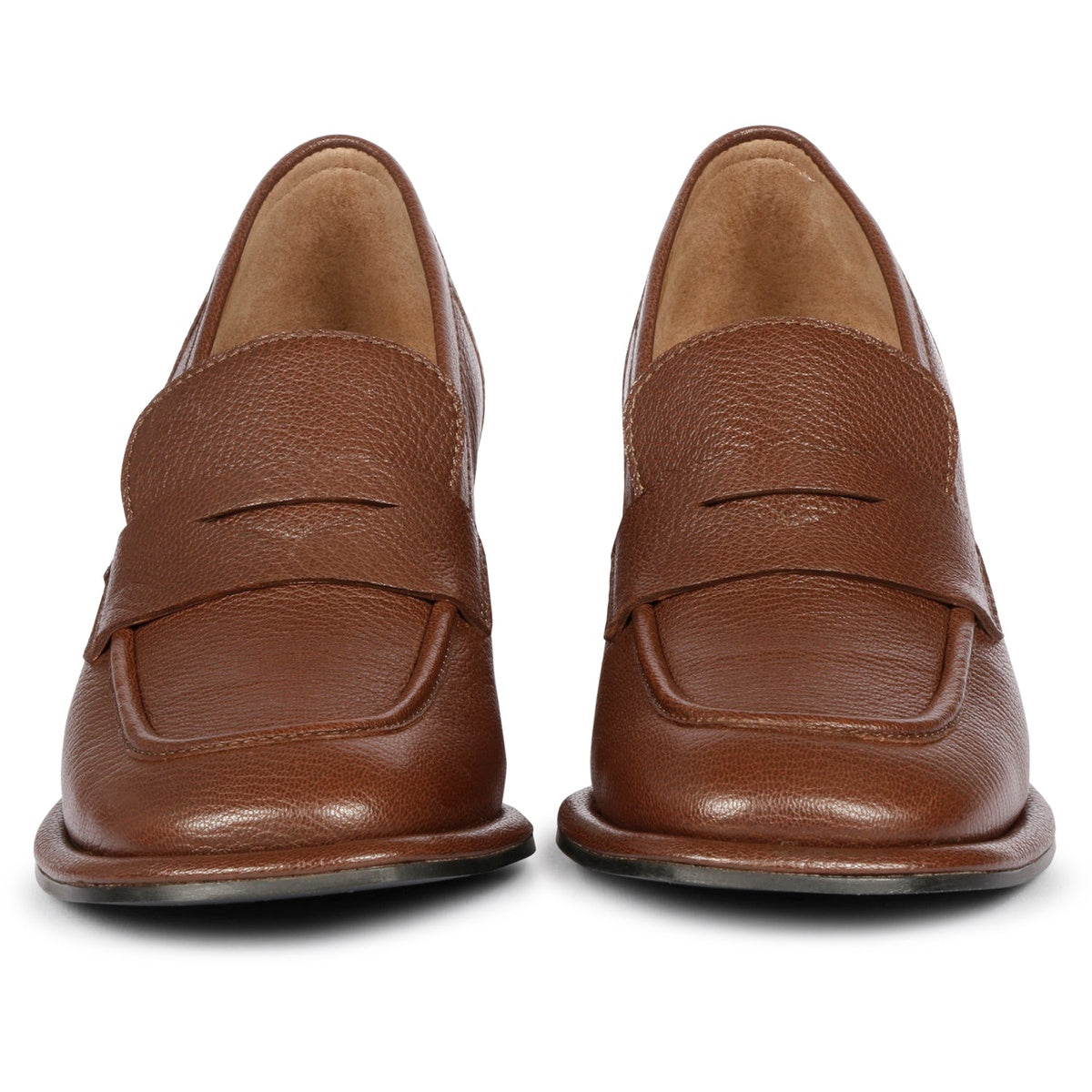  Saint G Saint G Viviana - Heel Loafers - BROWN - Bonton