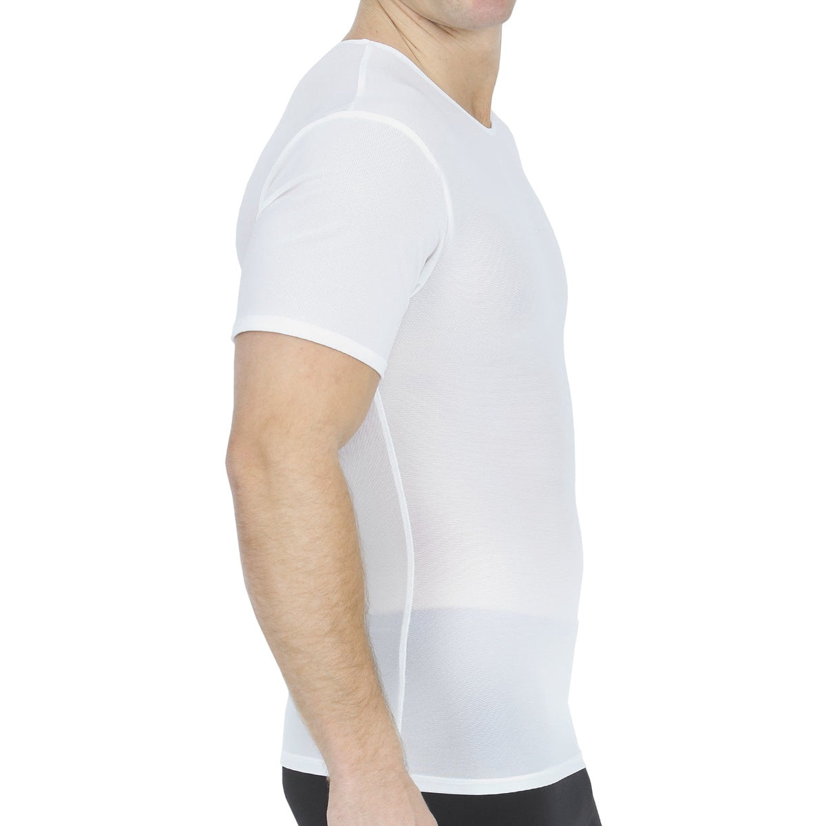  InstantFigure Insta Slim Power Mesh Compression Crew Neck 180TS0001 - Black - Bonton