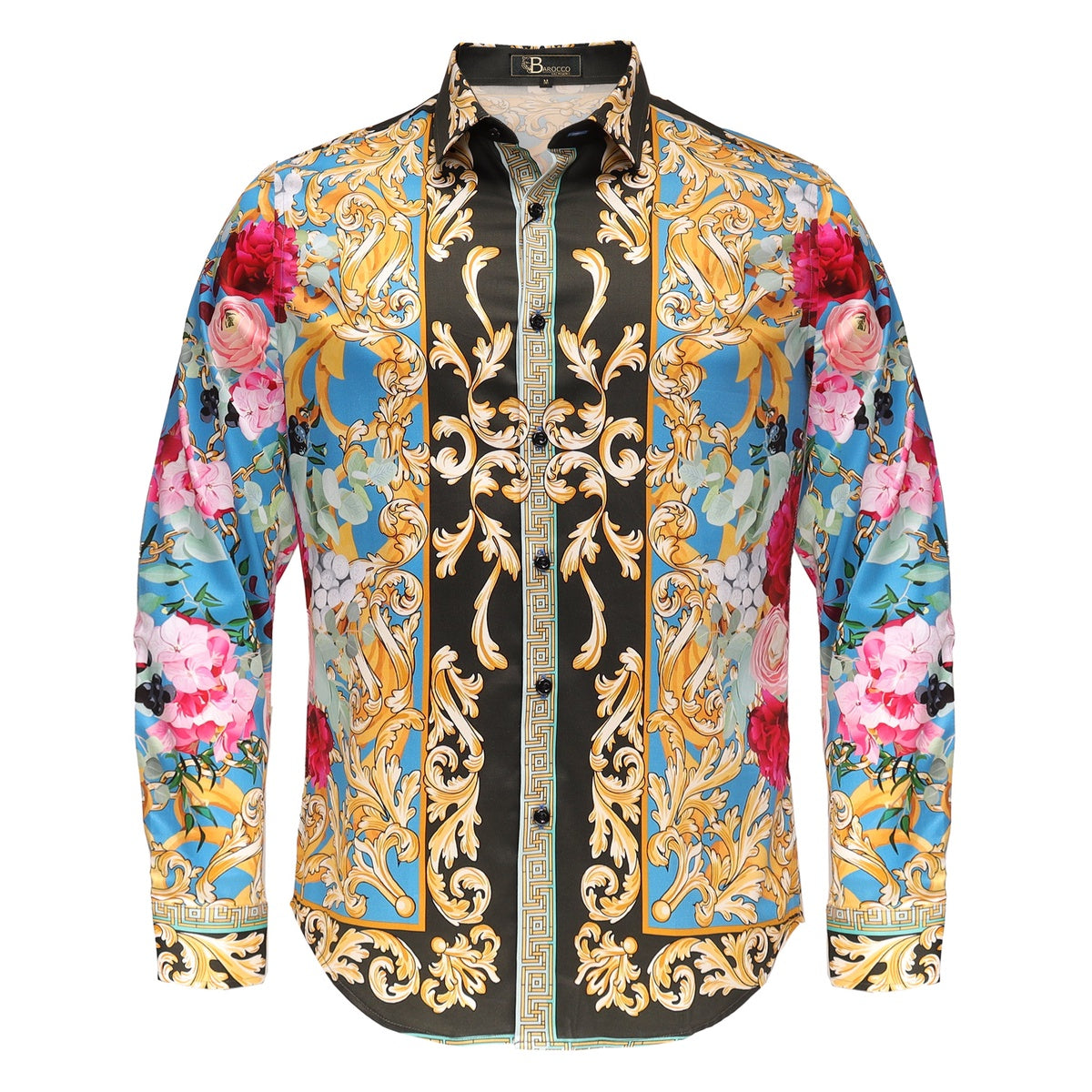  Barocco Baroque Blossoms BLUE - BLUE - Bonton