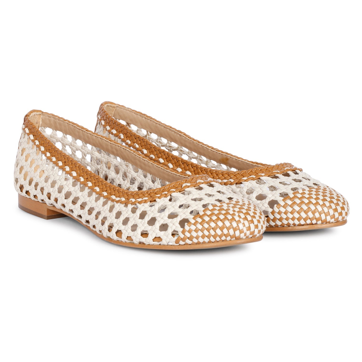  Saint G Via - Ballerina - Tan Ivory - Bonton