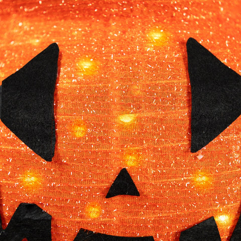 34" Jack-O-Lanterns in Witch's Hat Outdoor Halloween Decoration