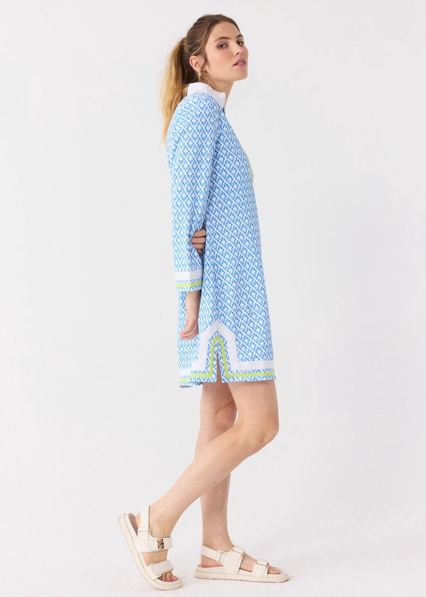  Cabana Life Seaside Pique Tunic Dress - XS - Bonton