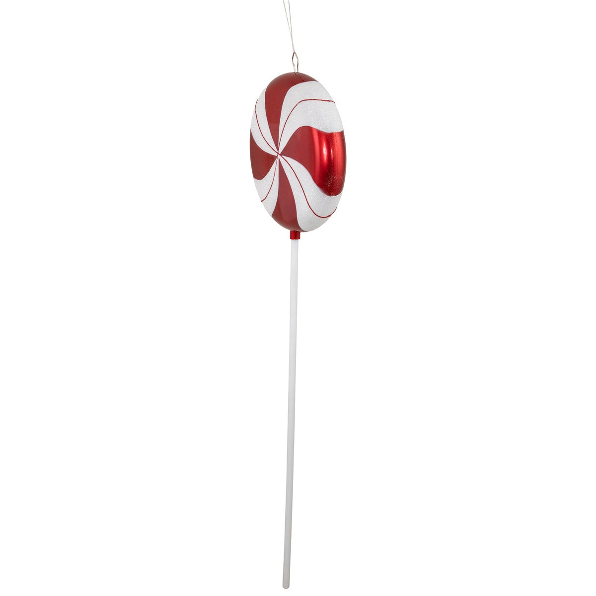  Northlight Peppermint Lollipop With Glitter Shatterproof Commercial Christmas Ornament - 42