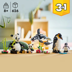 LEGO® Creator 3in1 Wild Animals: Panda Family Toy Playset 31165