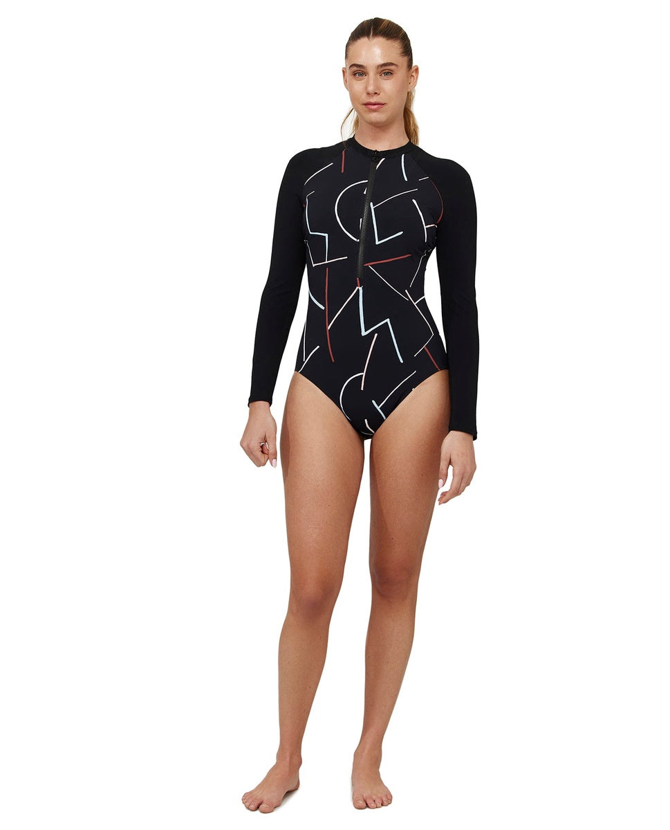  Free Sport Kai Long Sleeve One Piece - Kai-Multi - Bonton