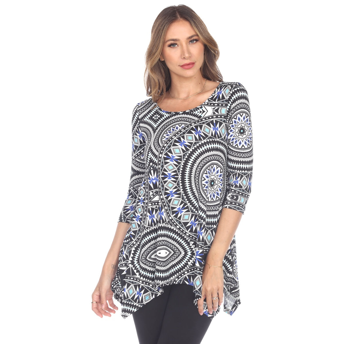  White Mark Women's Maji Tunic Top - S - Bonton