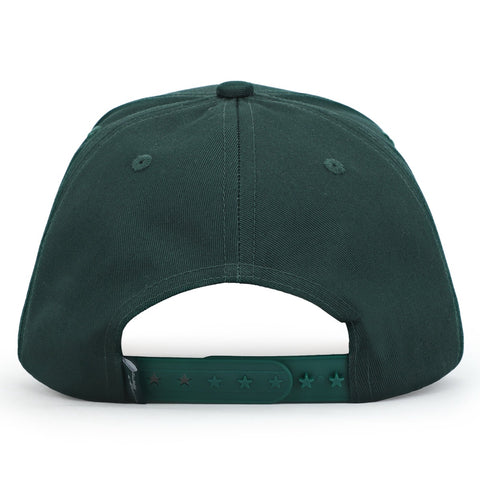 Vintage Havana Trucker Hat for Women & Men – Green & Tan Adjustable Cap – Embroidered "Authentic Vintage Merchandise"