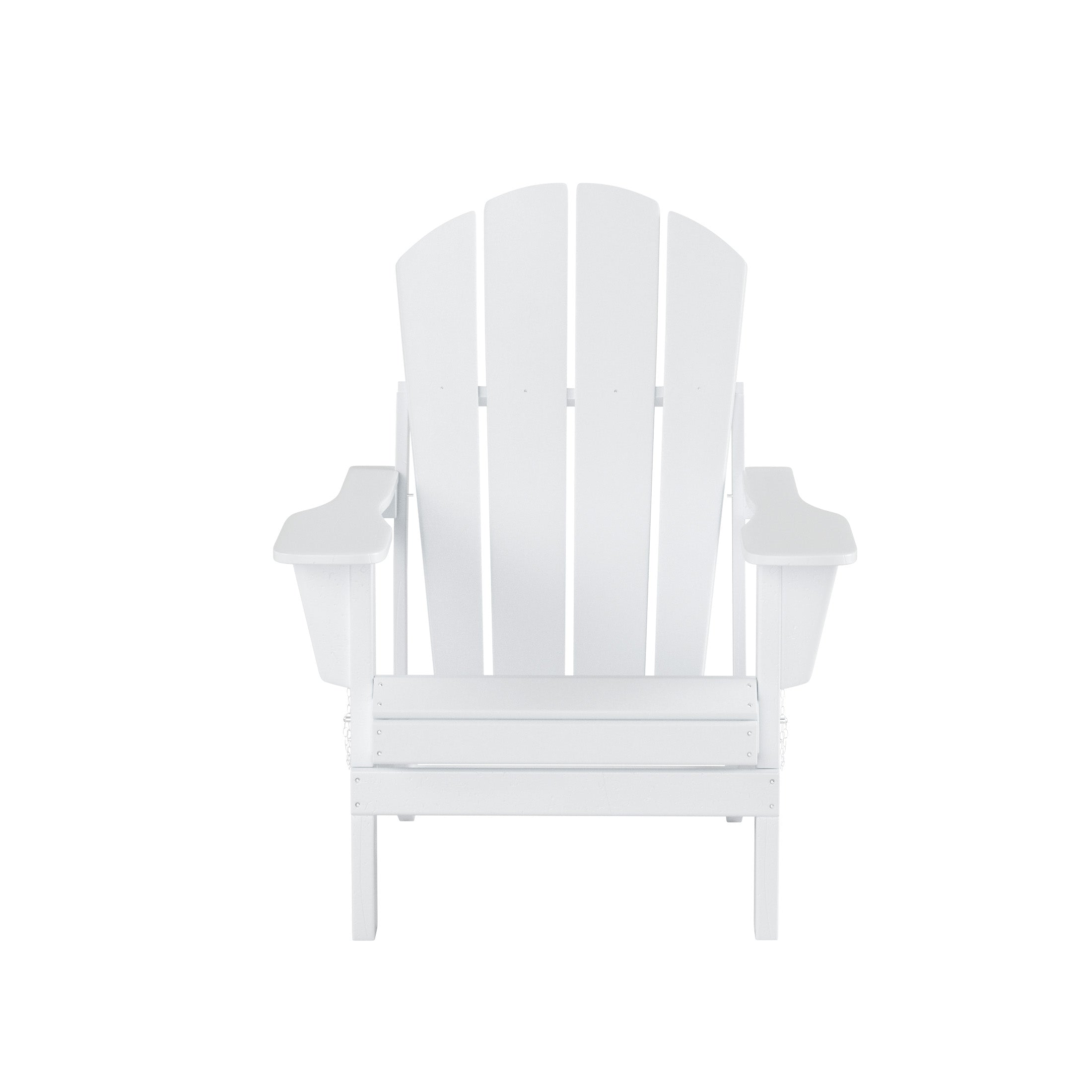  Westin Furniture Outdoor Folding Poly Adirondack Chair - Black - Bonton