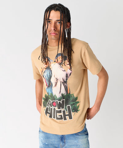 How High Short Sleeve Tee - Khaki