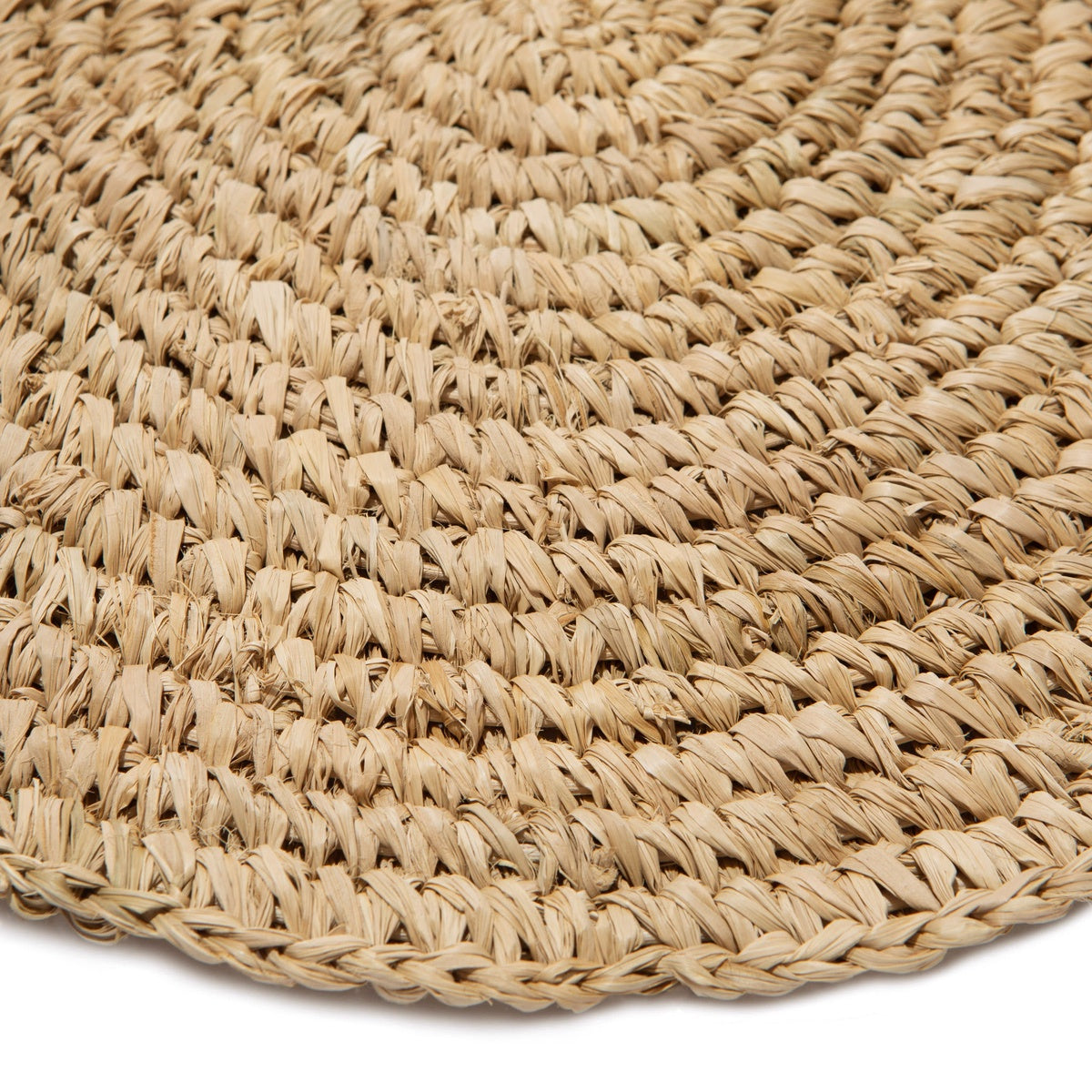  Caravan Classic Round Natural Placemat 38cm - Set of 4 - Default Title - Bonton