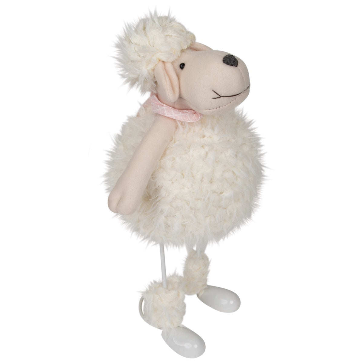  Northlight Spring Loaded Lamb With Bandanna Easter Figure - 16