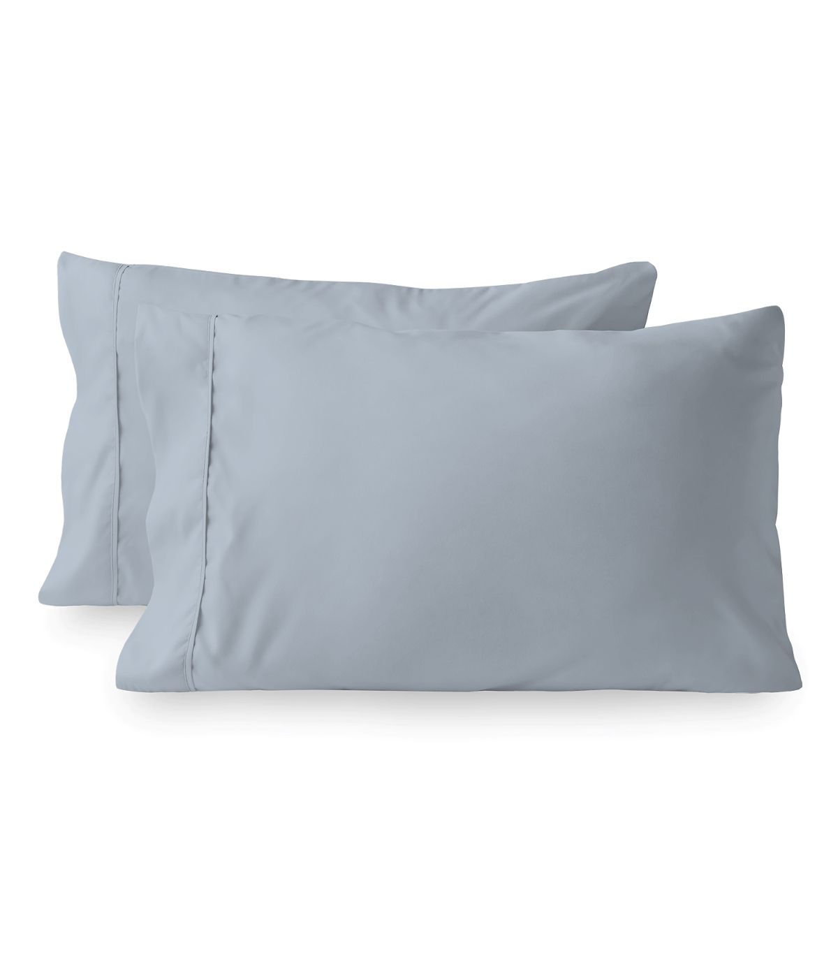  Purity Home Cotton 400 Thread Count Percale Pillowcases Set of 2 Light Blue - Light Blue - Bonton