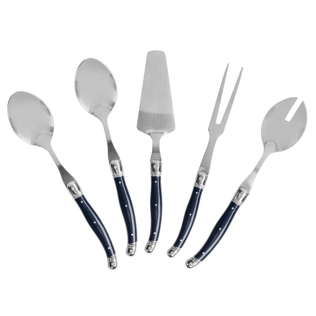  French Home 5-Piece Laguiole Hostess Set - Navy Blue - Default Title - Bonton