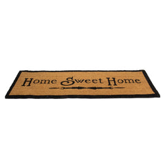 Natural Coir Rectangular "Home Sweet Home" Doormat 16" X 48"