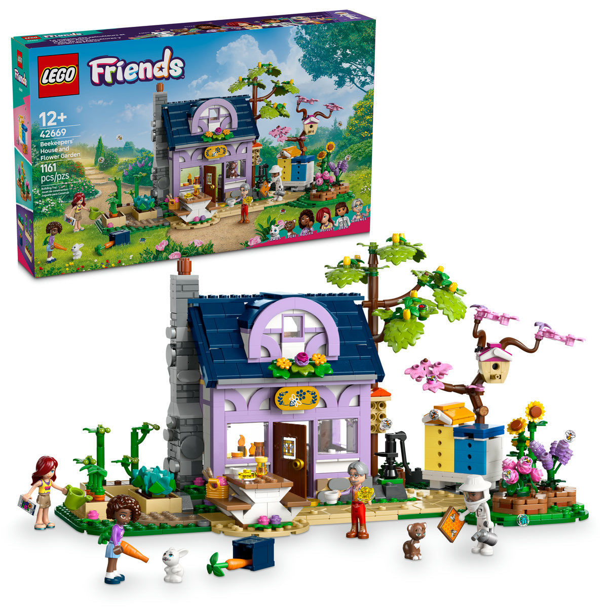  LEGO LEGO® Friends Beekeepers’ House and Flower Garden Building Kit 42669 - LEGO Friends - Bonton