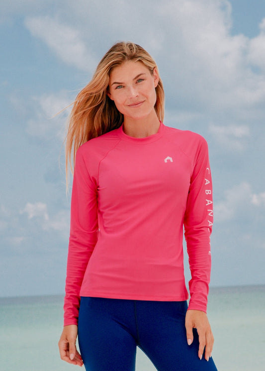 Pink Cabana Life Rashguard