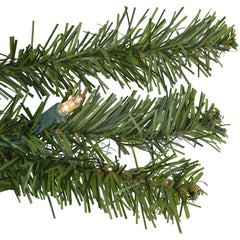 Pre-Lit Commercial Canadian Pine Artificial Christmas Wreath - 5' - Clear Lights