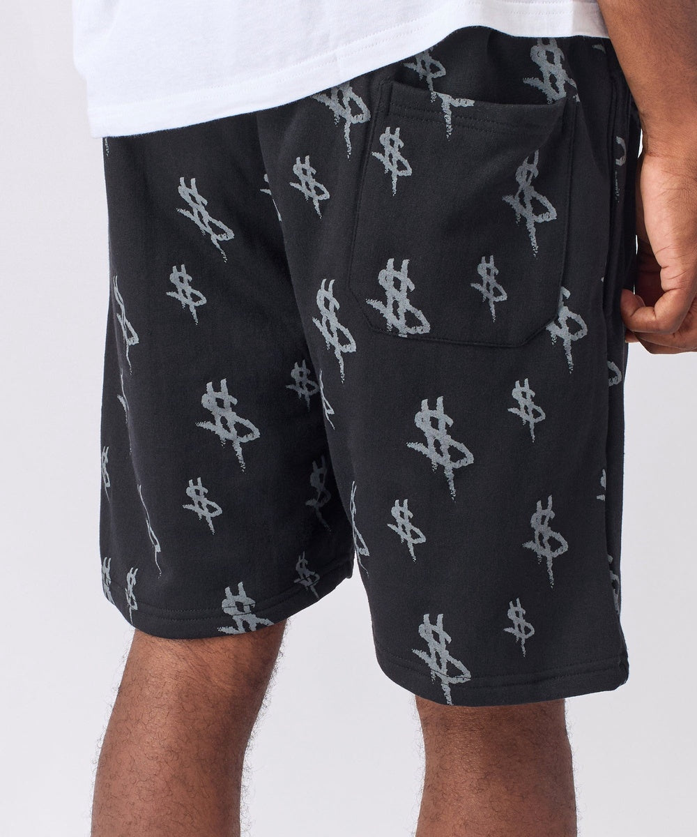  Reason Clothing Paper Chase Short - Black - BLACK - Bonton