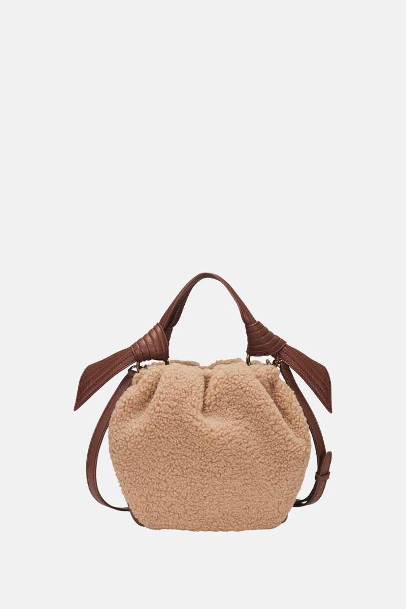  Oryany Oryany - Selena Eco Fur Bucket Medium Crossbody Handbags - Toffee Tan / One Size - Default Title - Bonton