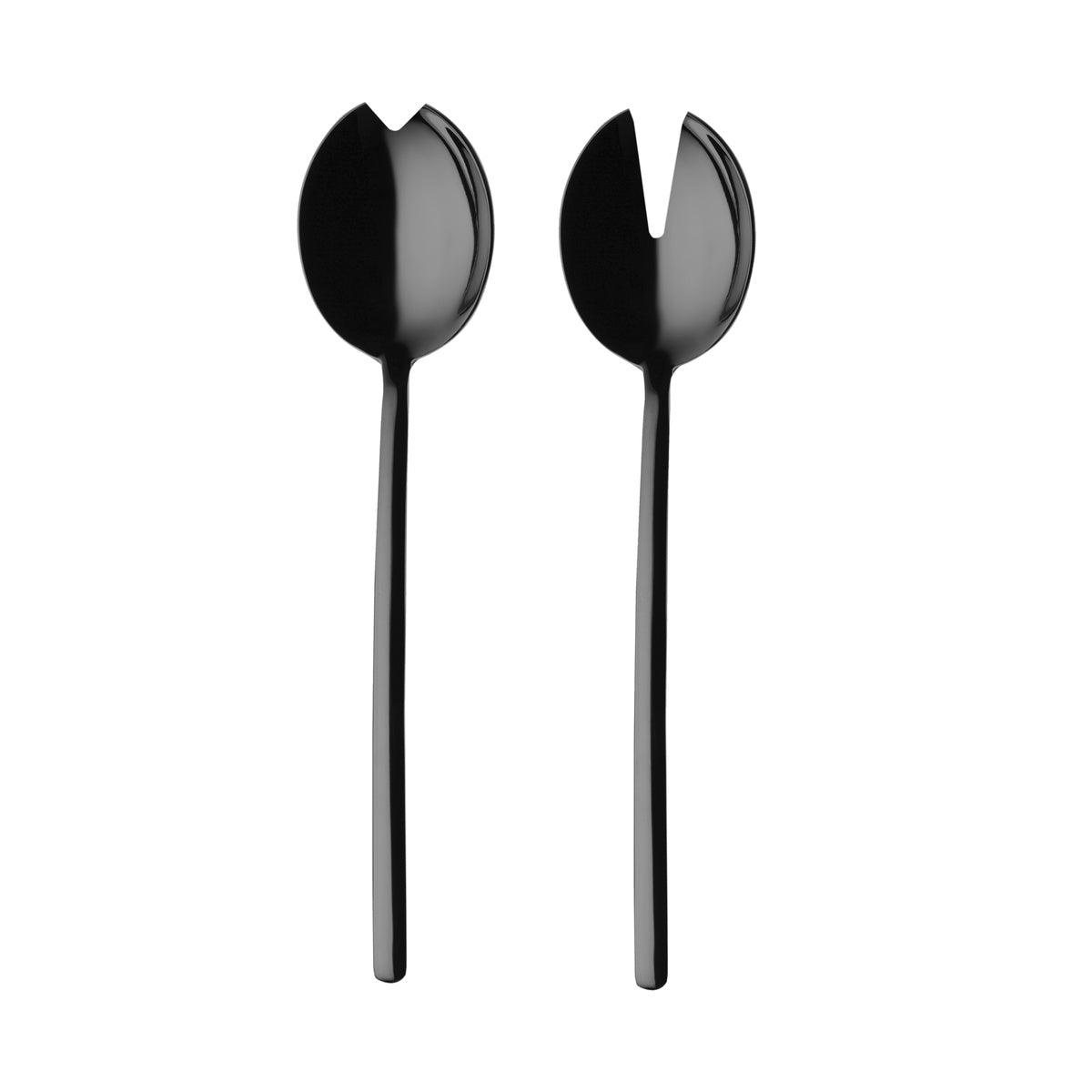 Mepra Due Salad Serving Set - Black Gold - Bonton