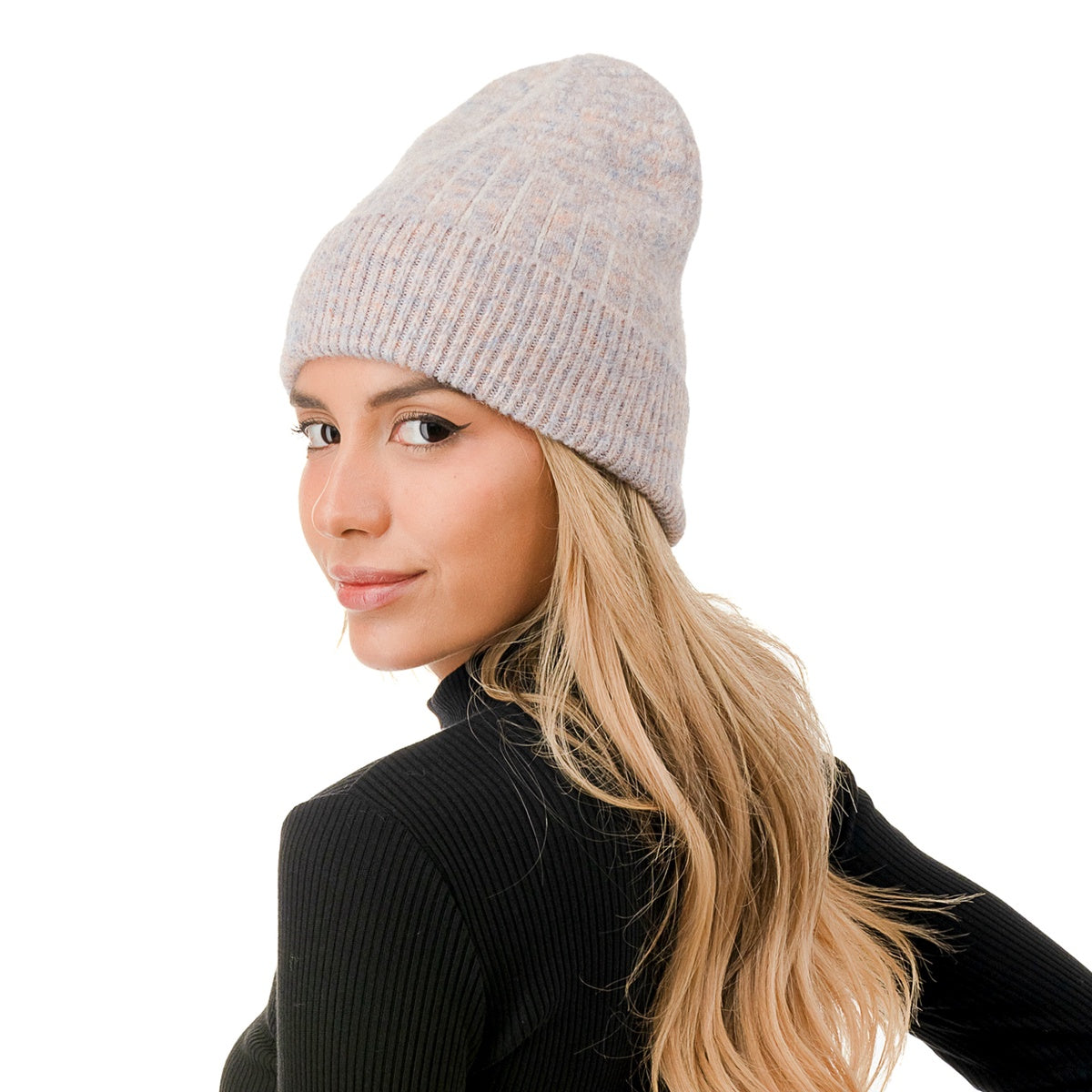  Marcus Adler Knit Cuff Beanie - Camel - Bonton