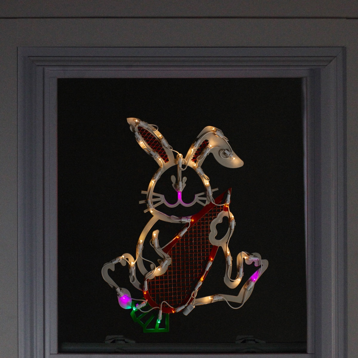  Northlight LED Lighted Easter Bunny Window Silhouette - 18