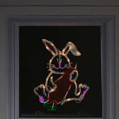 LED Lighted Easter Bunny Window Silhouette - 18"