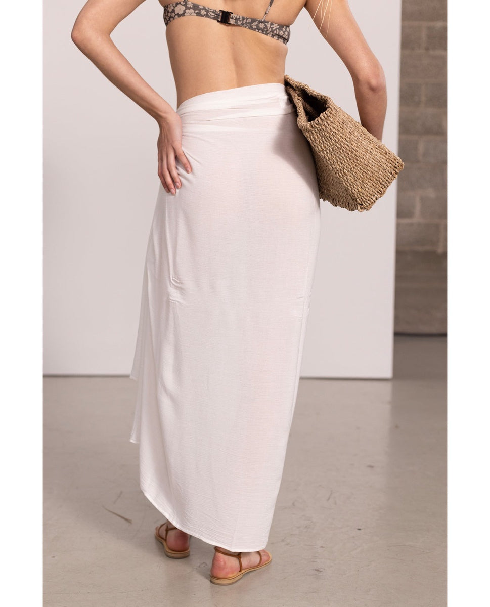  Gottex Beach Life Classic Pareo Cover-Up - White - White - Bonton