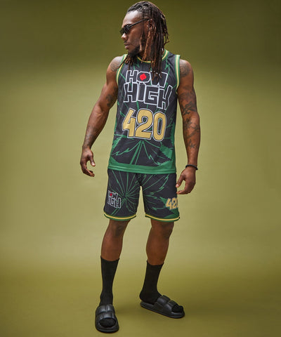 How High Basketball Short - Black