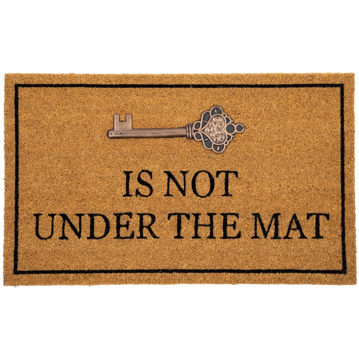 Northlight Key Is Not Under the Mat Coir Outdoor Doormat 18
