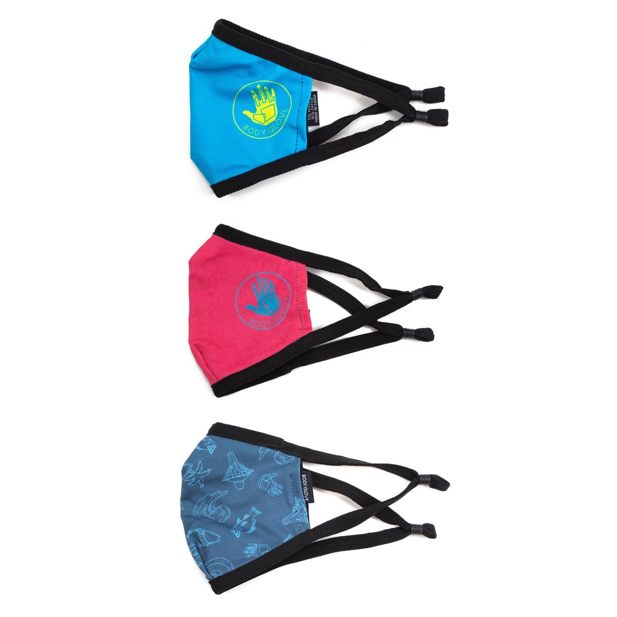  Body Glove Body Glove 3-Piece Kid's Face Mask Set - Mix Pack 1 - Bonton