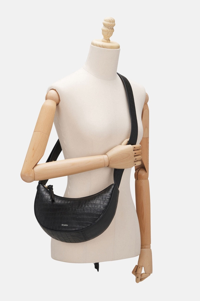  Oryany Oryany - Rookie Croco Crossbody Medium Handbags - Black / One Size - Default Title - Bonton