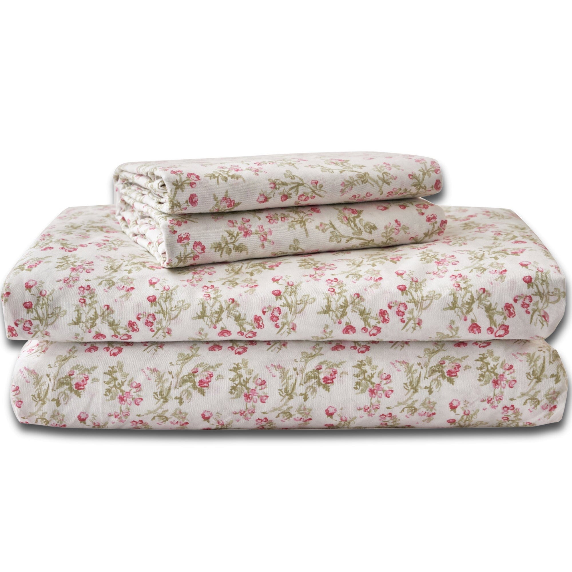  DaDa Bedding Collection DaDa Bedding Collection Romantic Coquette Sheet Set - 100% Cotton Floral Fitted & Flat Sheets with Pillowcases - Deep Pocket Design - Soft, Breathable, Wrinkle-Resistant by DaDa Bedding Collection - Twin - Bonton