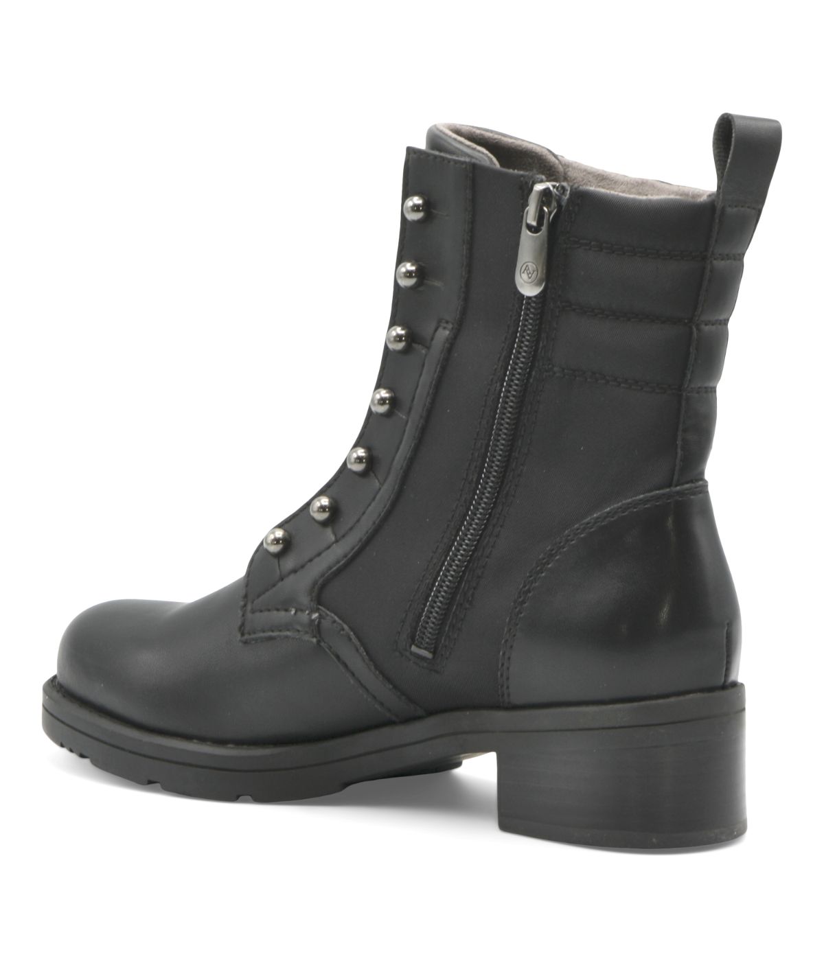  Davide Lug Bootie Black-Sn - Black-Sn - Bonton