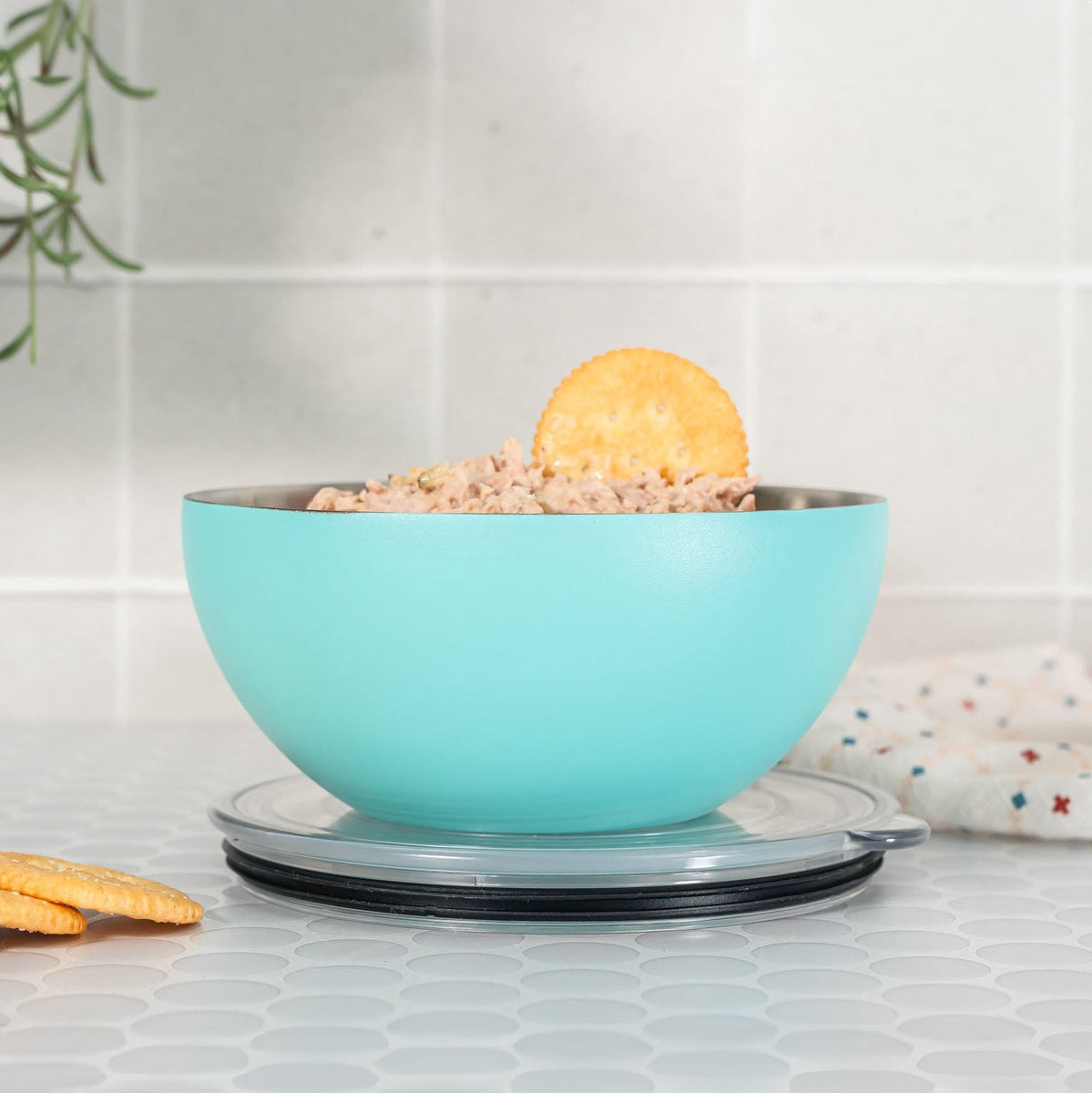  Served Served Vacuum-Insulated Small Serving Bowl (.625Q) - Blue Lemonade - Default Title - Bonton