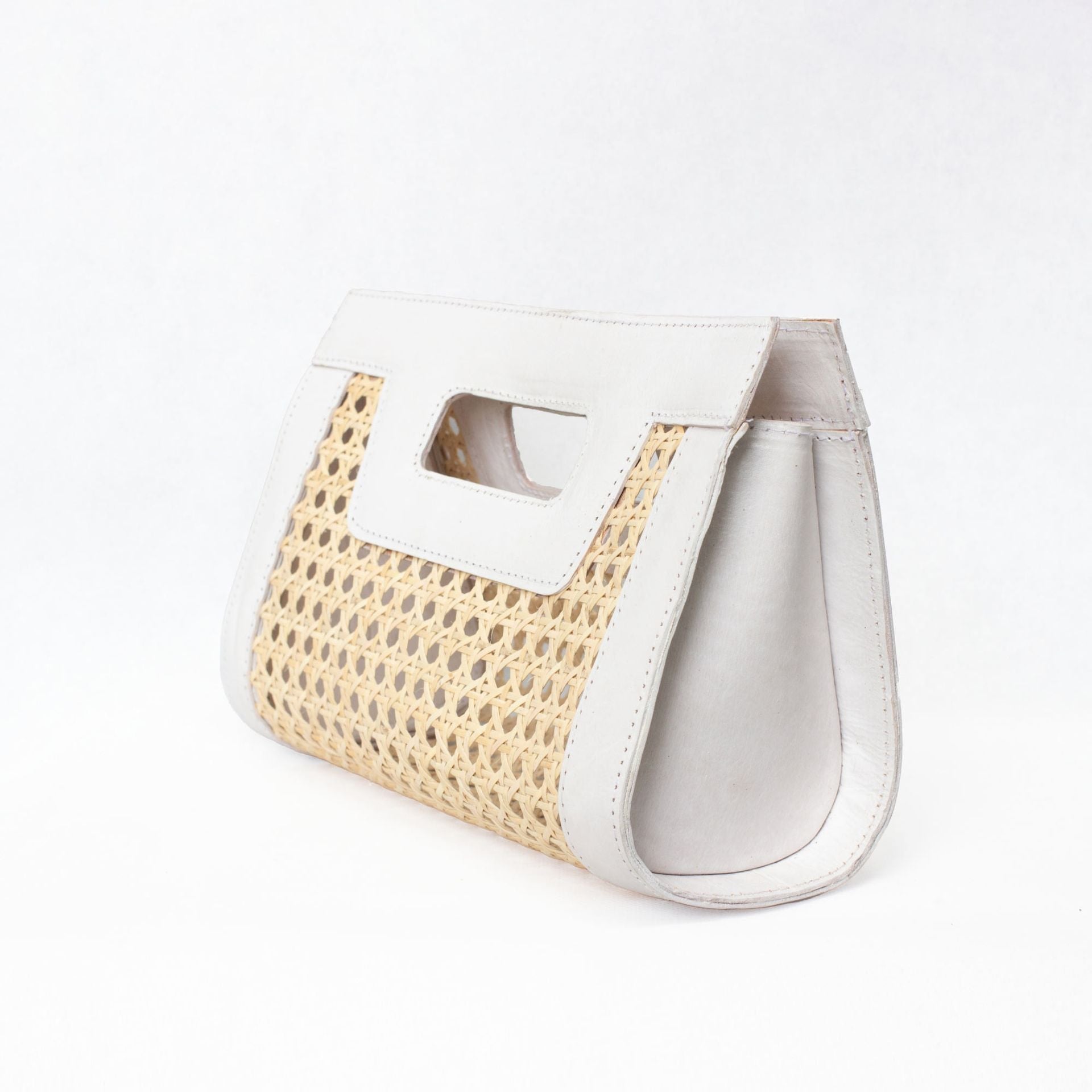  Jelavu Jelavu Venice Mini - Cane Leather Clutch - Black - Bonton