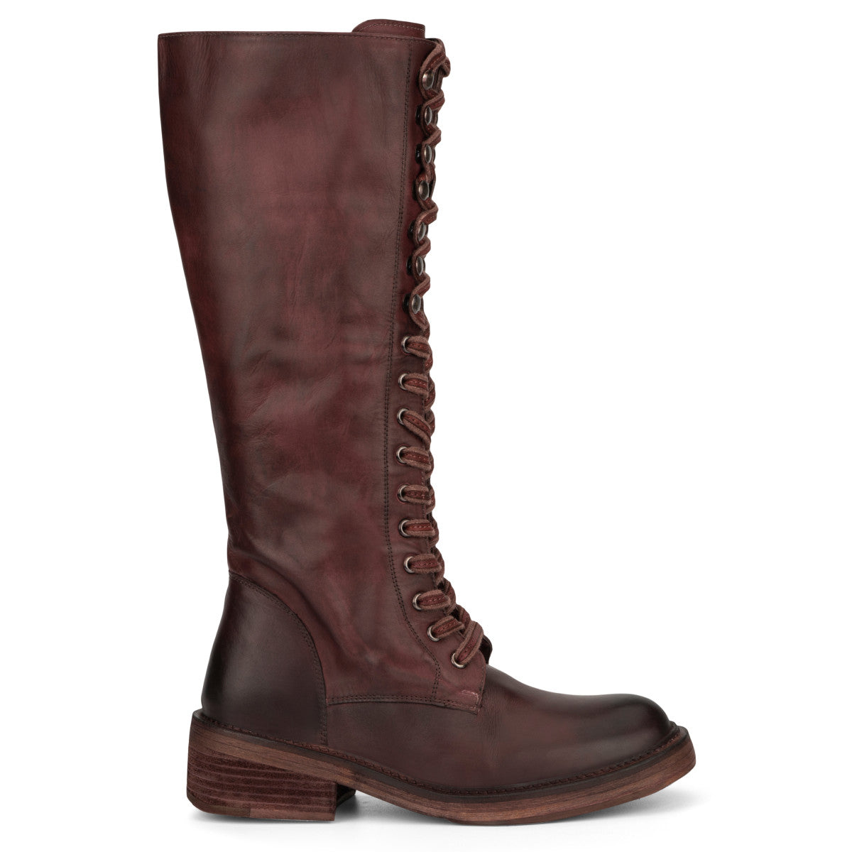  Vintage Foundry Co. Women's Sadelle Tall Boot - Burgundy - Bonton