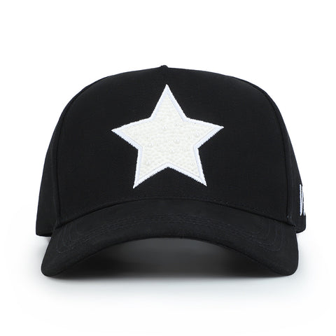 Vintage Havana Trucker Hat for Women  – Black Adjustable Cap – Pearl Star