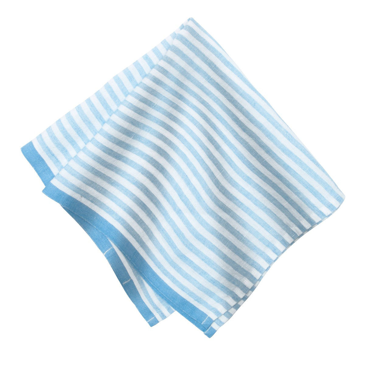  Caravan Ticking Stripe Napkin 20x20 - Set of 4 - Basil - Bonton