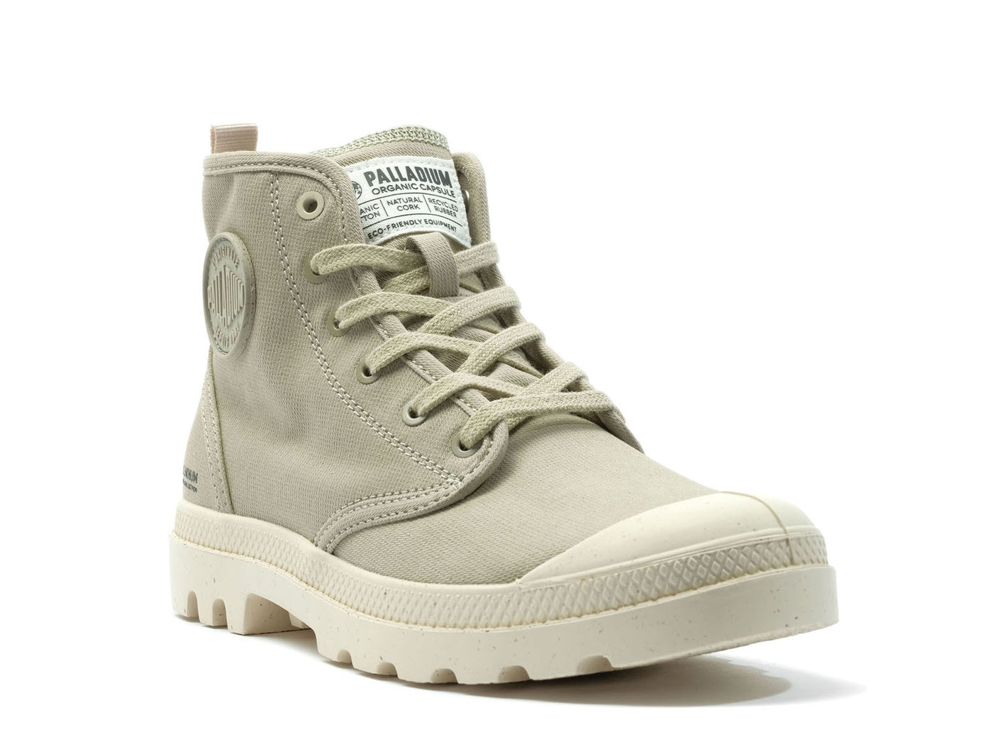  Palladium PAMPA HI ZIP ORGANIC - Womens 6 / Big Kids 4.5 - Bonton