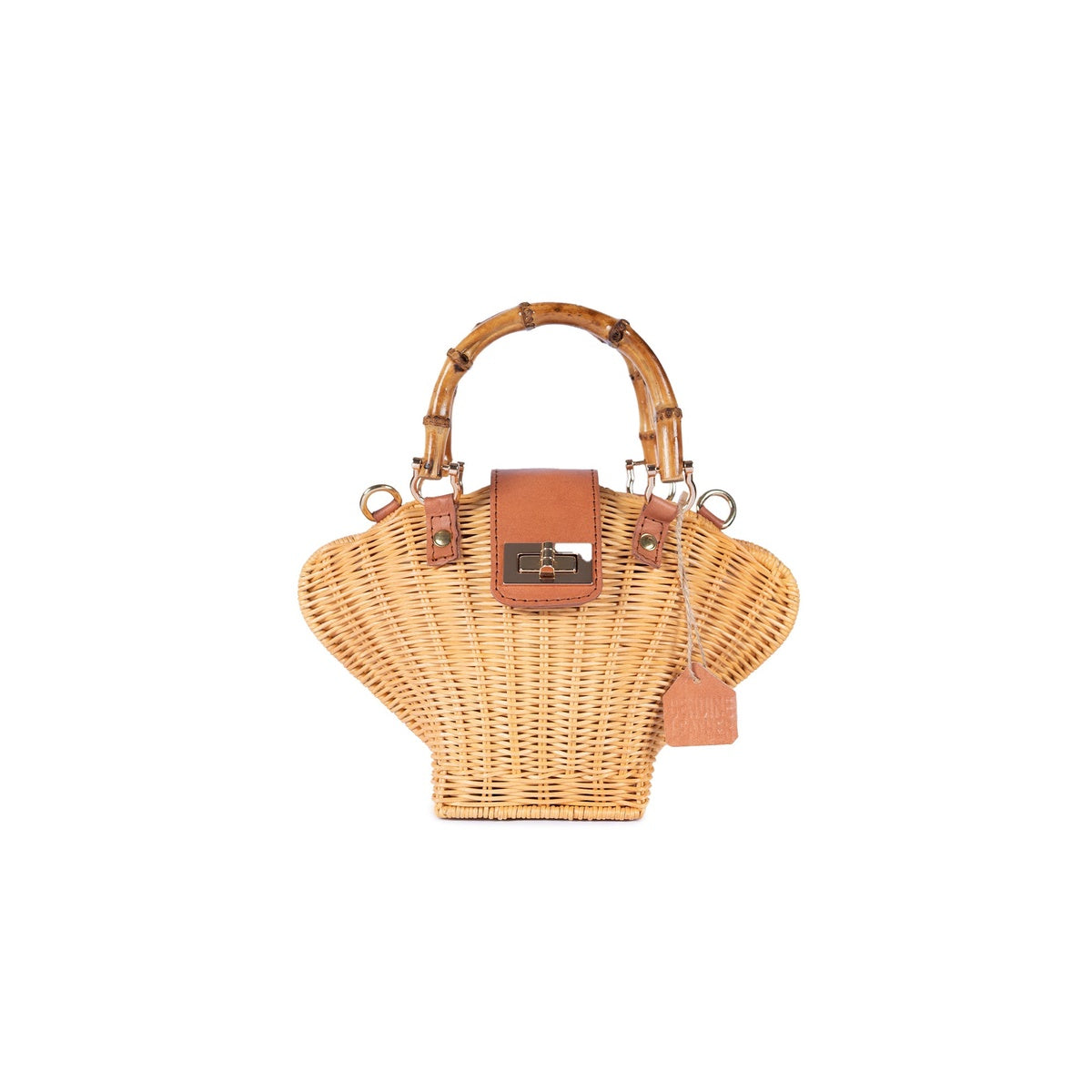  Jelavu Jelavu Maree Bamboo Women Crossbody Bag - Tan / One Size - Default Title - Bonton