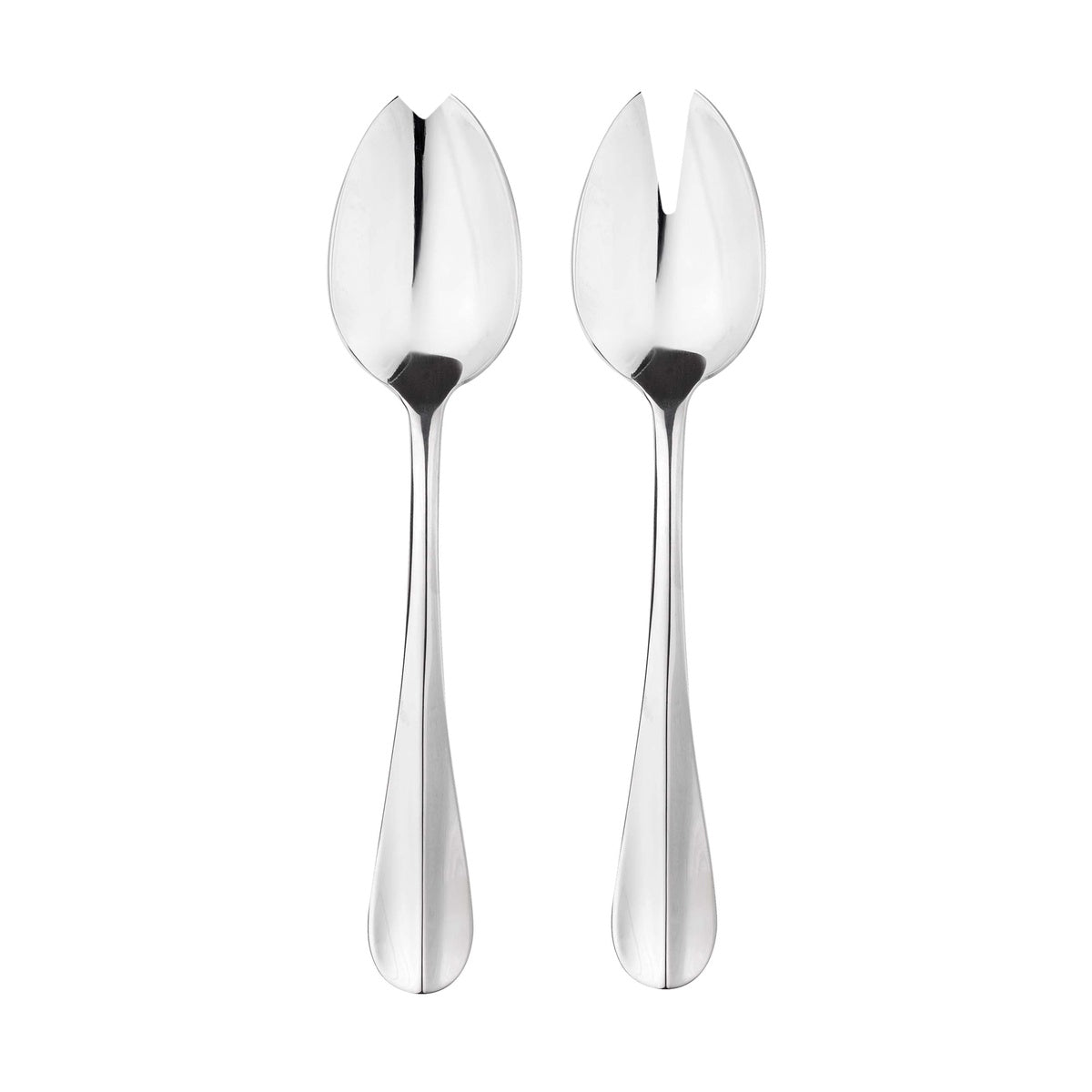  Mepra Roma Salad Serving Set - Silver - Bonton