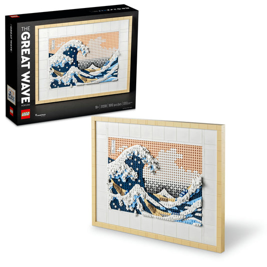 LEGO® Art Hokusai – The Great Wave 31208 Building Kit 1,810 Pieces