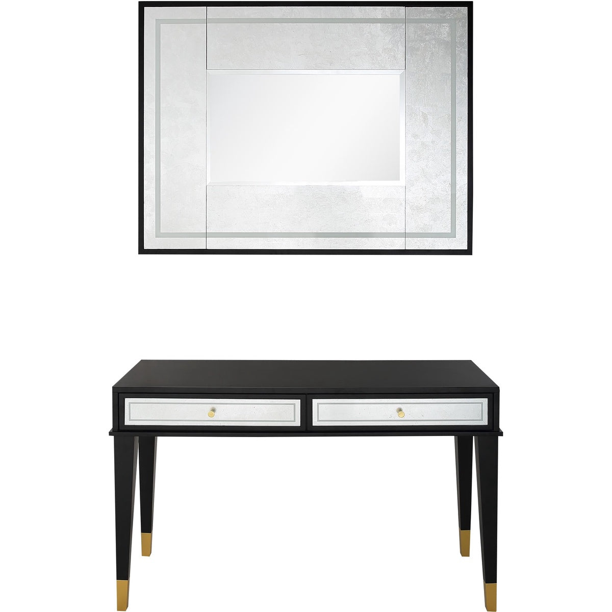  Makalu Wall Mirror and Console Table - Mirror - Bonton