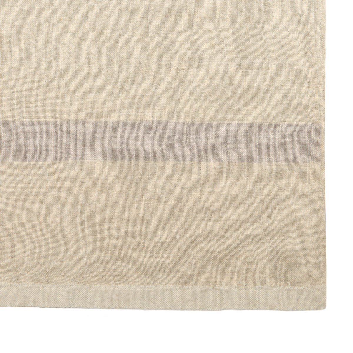  Caravan Laundered Linen Napkins, Set of 4 - Lime & Grey - Bonton